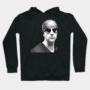 M Shadows - Avenged Sevenfold Black & White Hoodie